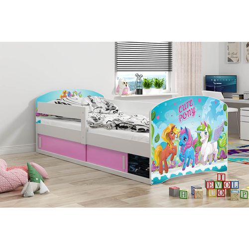 Drveni Dečjii Krevet Luki 1 - 160*80cm - Pony slika 1