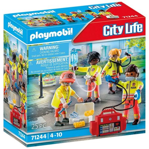 Playset Playmobil 71244 City Life Rescue Team 25 Dijelovi slika 1