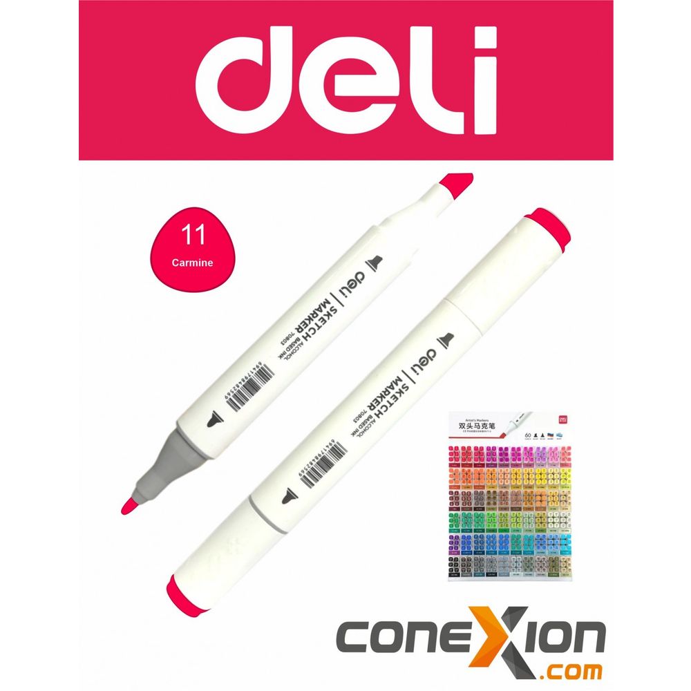 MARKER SKETCH DELI 11 KARMIN CRVENA 70803A-11 slika 1