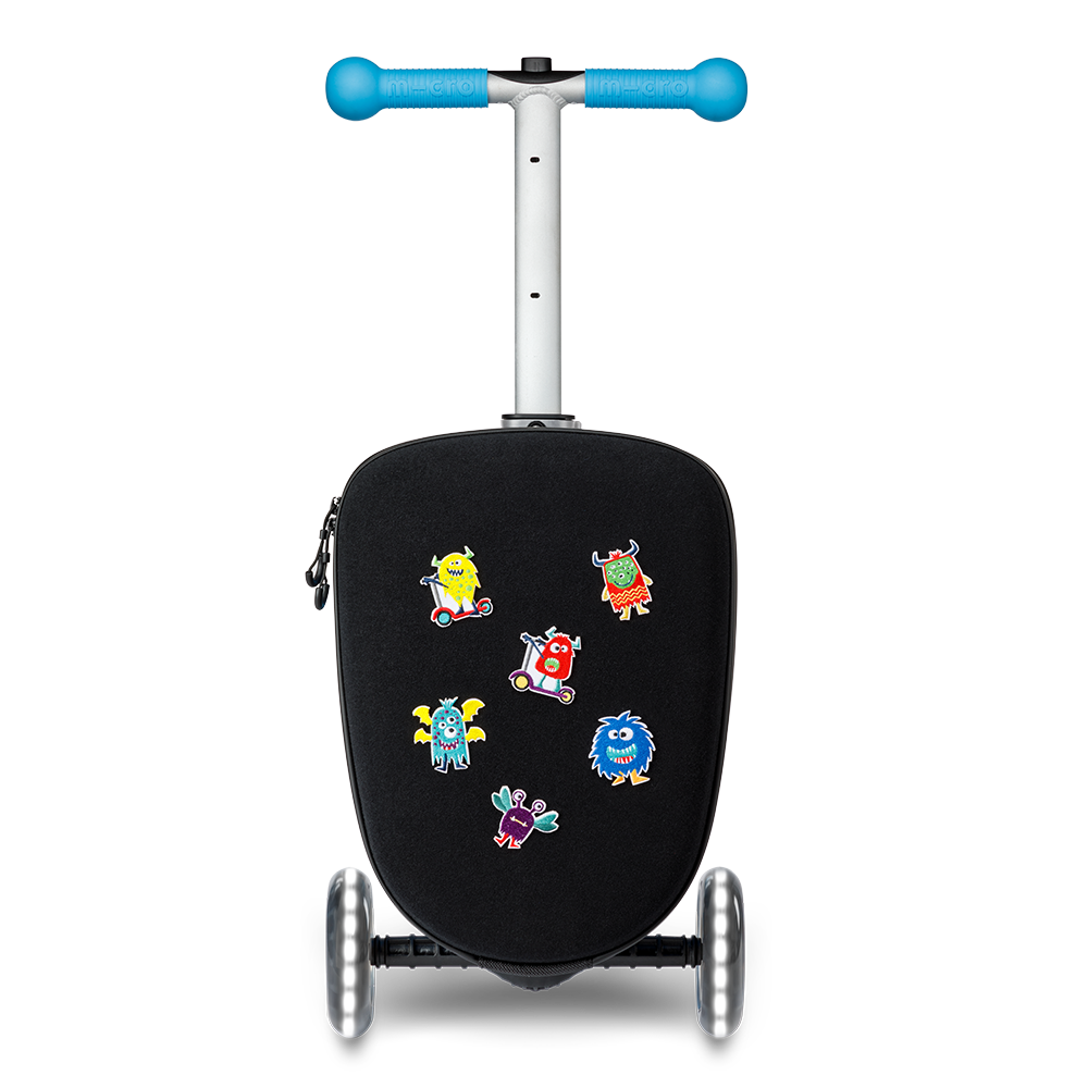 Micro Romobil sa koferom Luggage Junior Patch & Play, Plavi slika 2