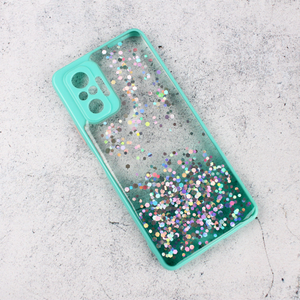 Torbica Frame Glitter za Xiaomi Redmi Note 10 Pro/Note 10 Pro Max mint