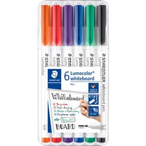 Staedtler 301 WP6 Lumocolor Whiteboardmarker razvrstano (izbor boje nije moguć)