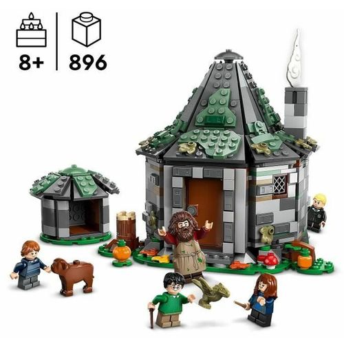 Igra Gradnje Lego Harry Potter 76428 Hagrid's Cabin: An Unexpected Visit Pisana slika 5