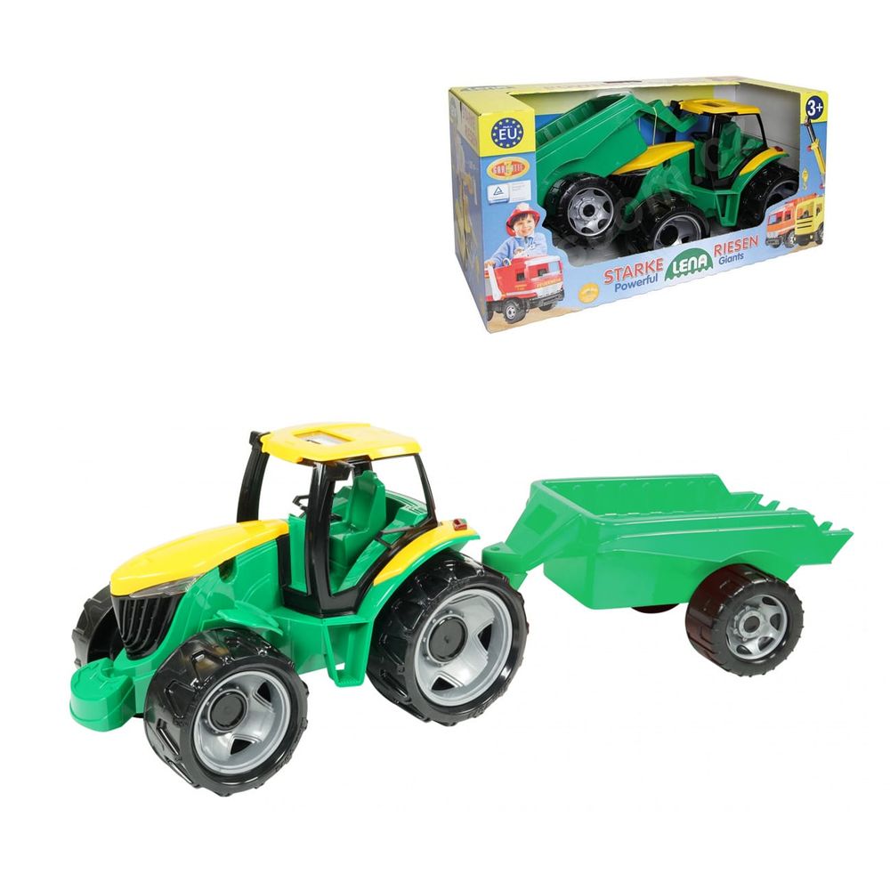 LENA Giga Trucks Traktor sa prikolicom 93cm slika 1