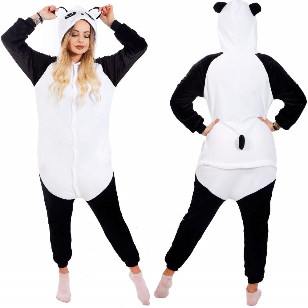 Jednodijelna piđama, panda, vel. M slika 1