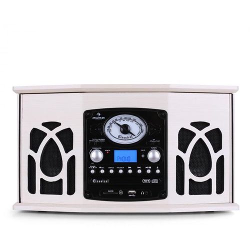 Auna NR-620 Retro gramofon CD MP3 USB SD Kasetofon Radio slika 2