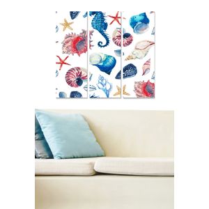 Dekorativna Slika od MDF-a u Više Boja (Set od 3 Komada) - MDF1284717622