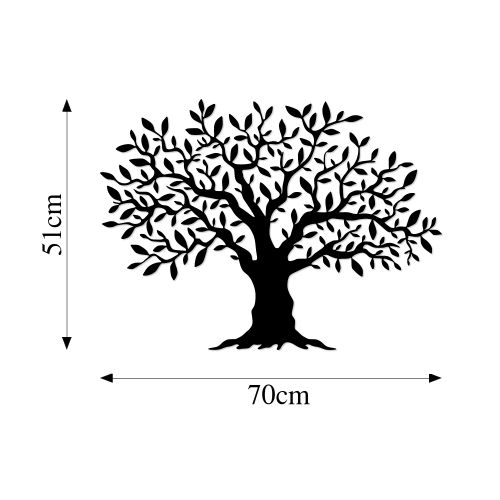 Wallity Metalna zidna dekoracija, Monumental Tree Large slika 5