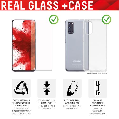 DISPLEX zaštitno staklo Real Glass 2D za Samsung Galaxy S22+, prozirna + maskica (01582) slika 5