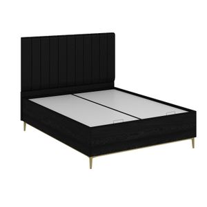 Woody Fashion Dvostrani okvir kreveta i uzglavlje, Elevate 160 x 200 - Black