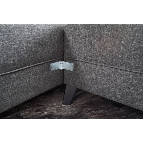 Atelier Del Sofa Kutna garnitura na razvlačenje, Antracit, Eris - Anthracite slika 3