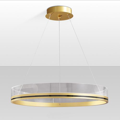 Lampa Viseća APP1189-CP Gold 40cm slika 3