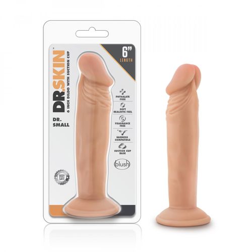 Dildo Dr. Skin - Dr. Small, 17 cm, boja kože slika 7