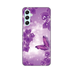 Torbica Silikonska Print za Samsung A346B Galaxy A34 5G Butterfly And Flowers