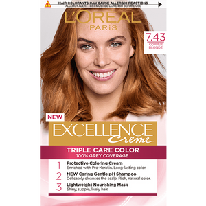 L'Oreal Excellence Farba Za Kosu 7.43 Copper Blonde