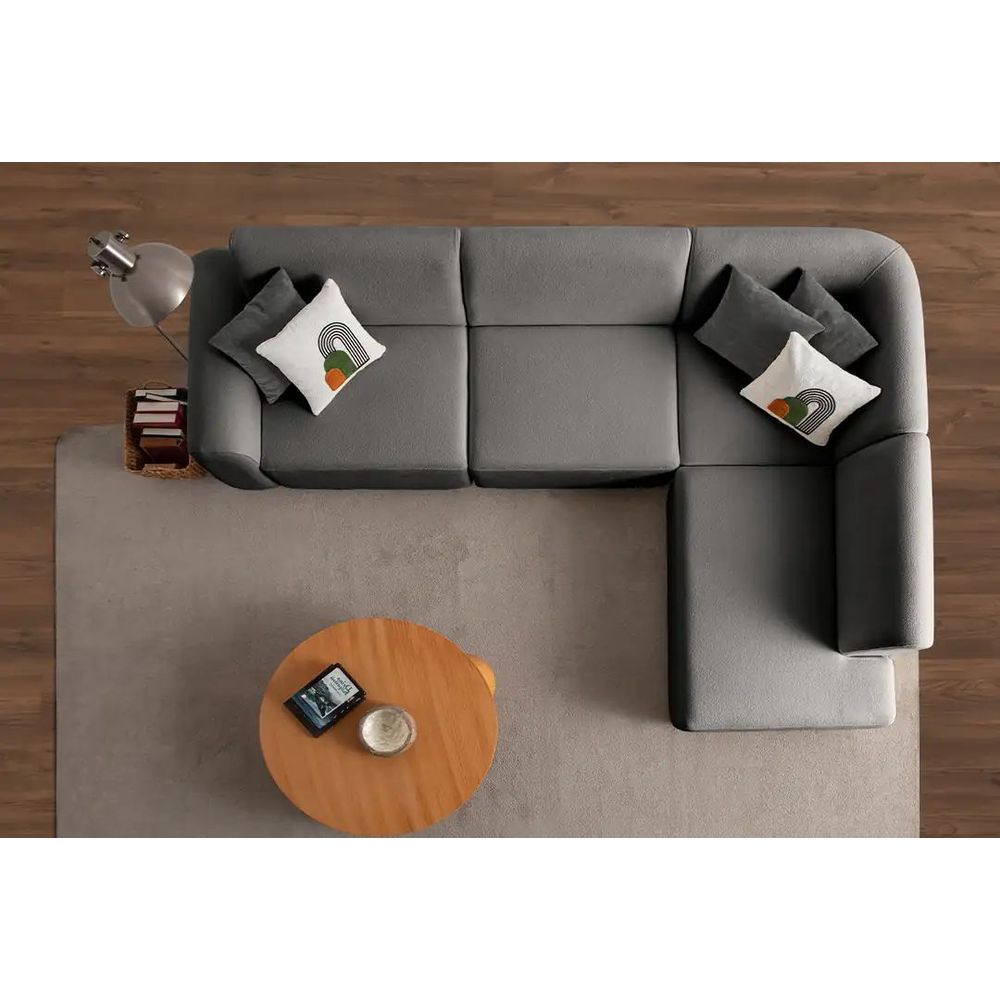 Ugaona Sofa S-Loft Desna - boja: antracit slika 5