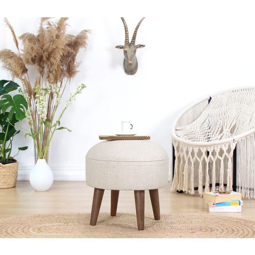 Deff - Cream Cream Pouffe slika 3