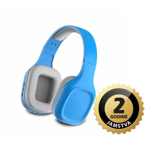 MANTA slušalice + mikrofon, za djecu i mlade, BT, naglavne, plave HDP802BL slika 1