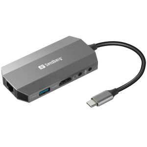 Sandberg USB-C 6-in1 Travel Dock