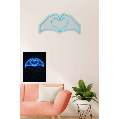 Wallity Ukrasna plastična LED rasvjeta, Sweetheart - Blue slika 11