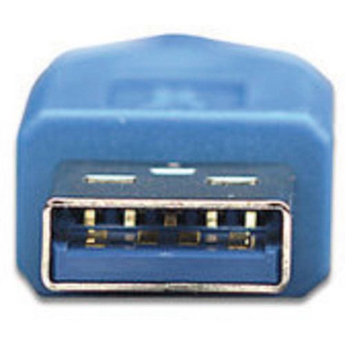 Manhattan USB kabel USB 3.2 gen. 1 (USB 3.0) USB-A utikač, USB-A utičnica 2.00 m plava boja pozlaćeni kontakti, UL certificiran 322379-CG slika 4