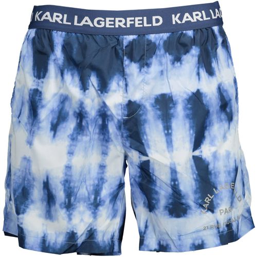 KARL LAGERFELD BEACHWEAR SWIMSUIT PARTS UNDER MAN BLUE slika 1