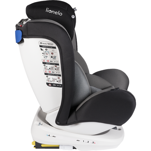 Lionelo Auto-sedište BASTIAAN, 360st ISOFIX, 0-36Kg, siva slika 6