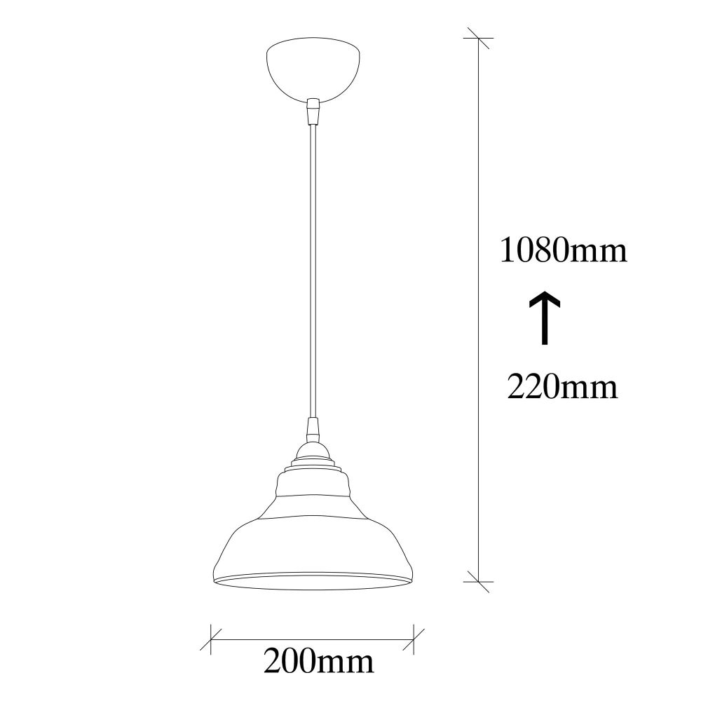 Luster Dilberay - 324-S Crni slika 3