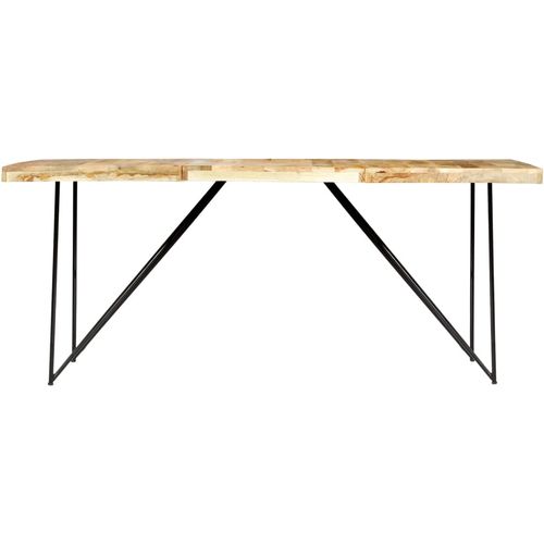 Blagovaonski stol od masivnog drva manga 180 x 90 x 76 cm slika 11