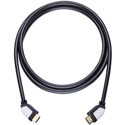 HDMI priključni kabel  3.20 m crna Oehlbach Shape Magic slika 1