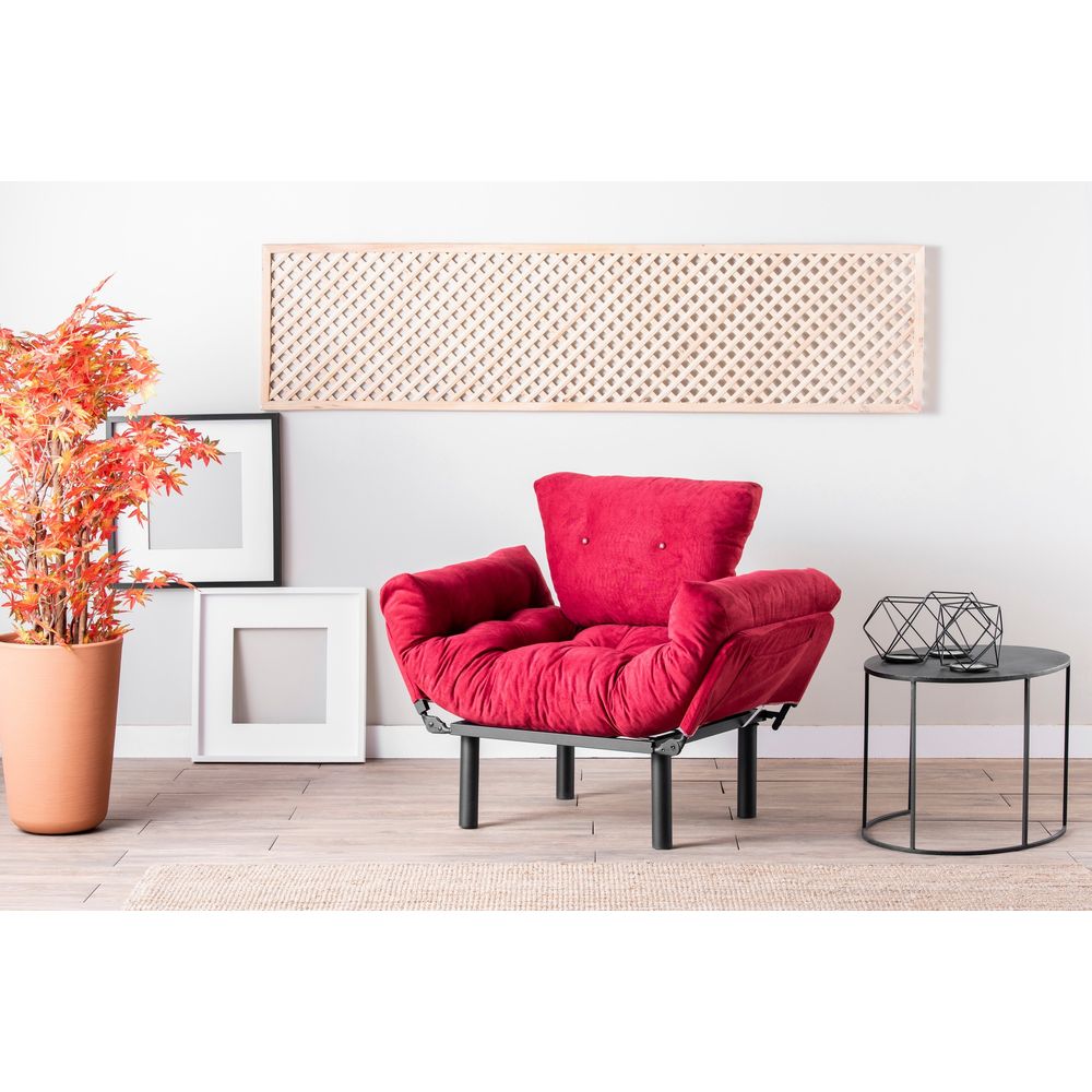 Nitta Single - Maroon Maroon Wing Chair slika 2