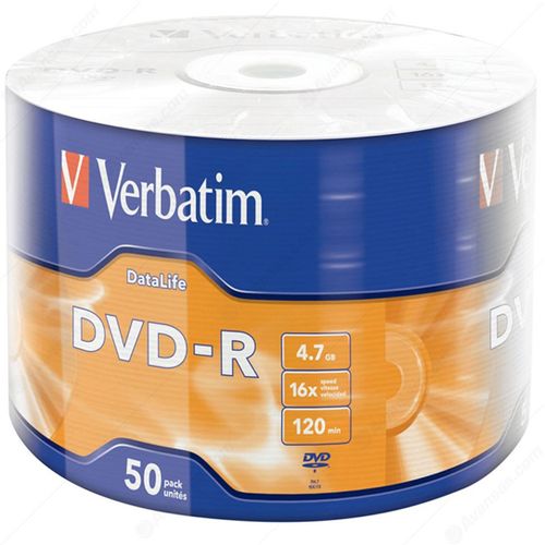 DVD-R VERBATIM 4.7GB 16X 4.7GB 1/50 DL WRAP/43791 slika 1
