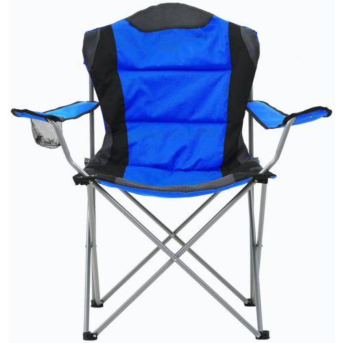 Sklopive stolice za kampiranje 2 kom 96 x 60 x 102 cm plave slika 23