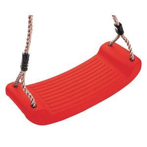 Dječja ljuljačka crvena - PVC, do 70 kg, 43x17x8,5 cm