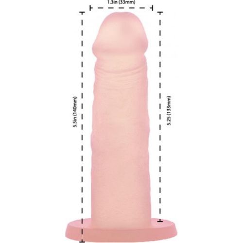 Silikonski dildo Peach Bellini, 14 cm slika 6