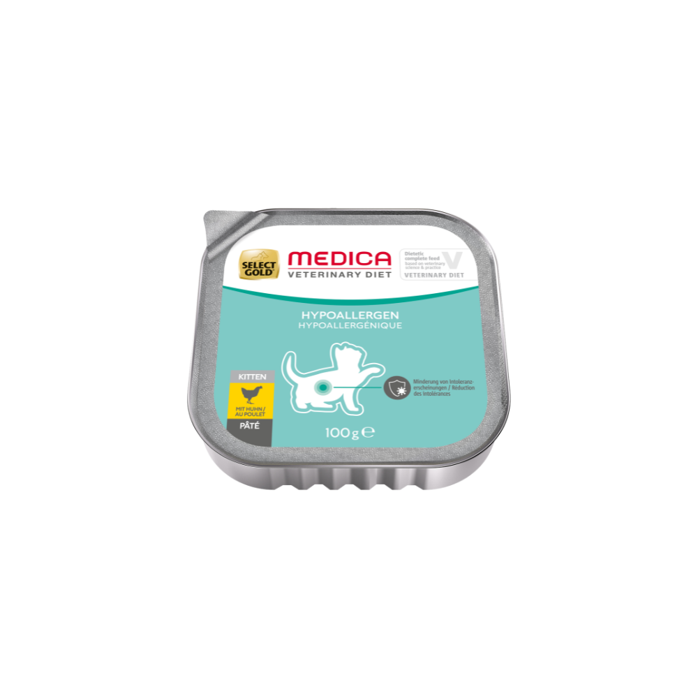 Select Gold Cat Medica Hypoallergenic Kitten piletina 100 g, ALU-pak slika 1