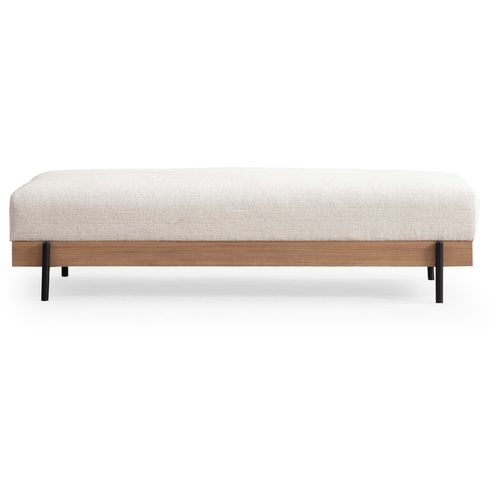 Atelier Del Sofa Tabure, Eti Oak Pouffe - White slika 2