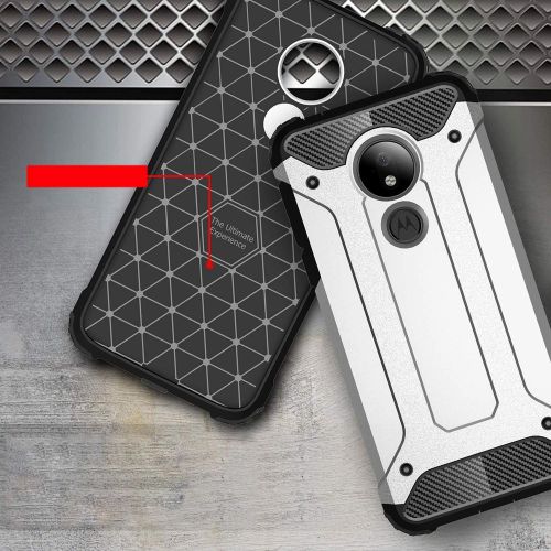 Hybrid Armor čvrsta izdržljiva maskica za Motorola Moto G7 Power plava slika 1