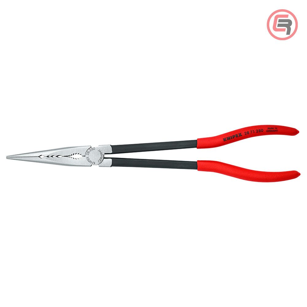 Knipex Kliješta Poluokrugla Špicasta Ravna 280 mm Mehaničarska – 28 71 280 slika 2
