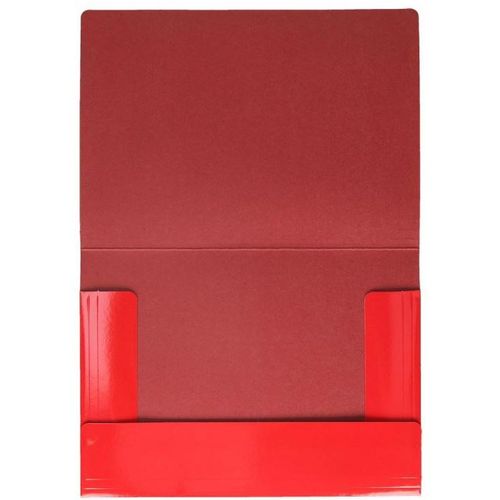 TipTop Office Fascikla kartonska sa gumom A4, 600 gr, Crvena slika 2