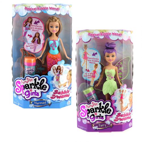 Sparkle Girlz Mermaid Bubbles lutka slika 2