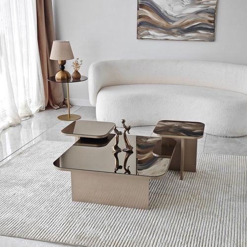 Jazz - Beige, Bronze Beige
Bronze Coffee Table Set slika 3