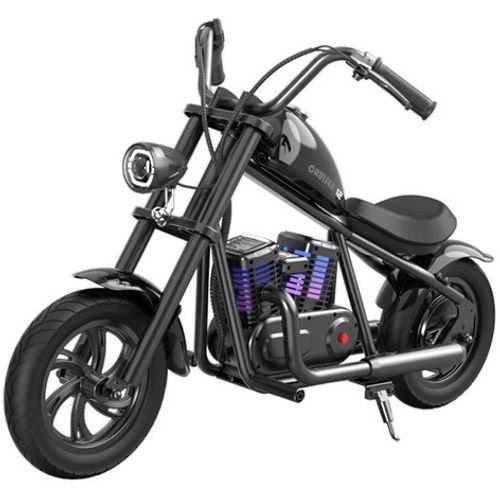 HYPER električni motocikl za djecu GOGO Cruiser 12 Plus, crna slika 1