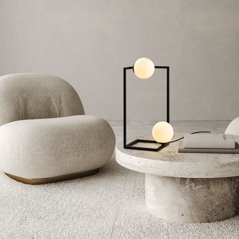 Crna Stolna Lampa Corner - 15020 slika 2