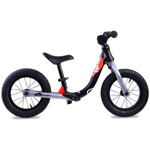 Bicikl bez pedala Little Knight aluminij 12" crni slika 2