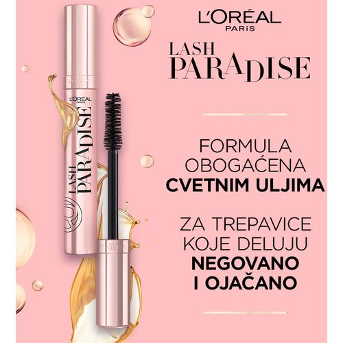 L'Oreal Paris Lash Paradise Extatic Black maskara slika 6