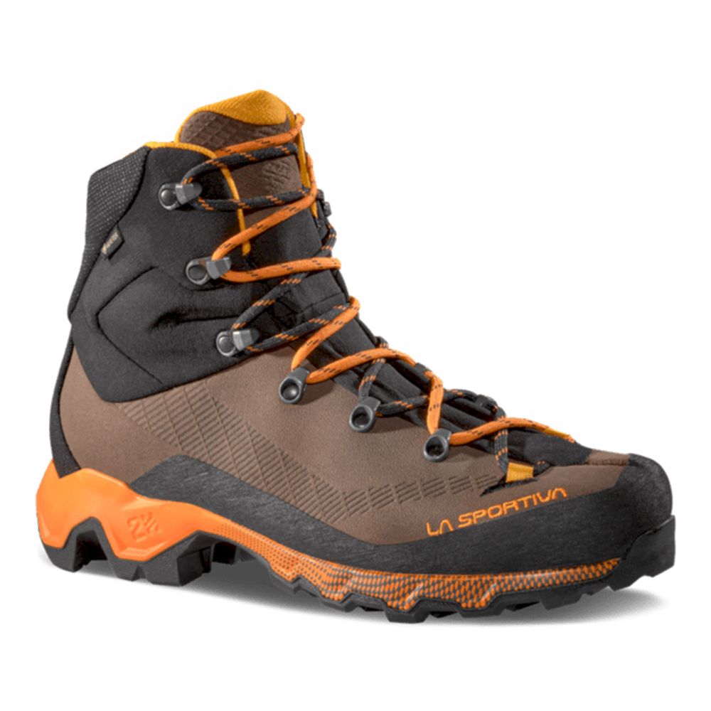 La Sportiva Muške gležnjerice Aequilibrium Trek GTX, Chocolate/Papaya slika 2