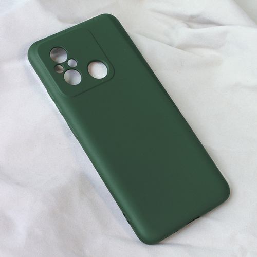 Maska Teracell Soft Velvet za Xiaomi Redmi 12C tamno zelena slika 1