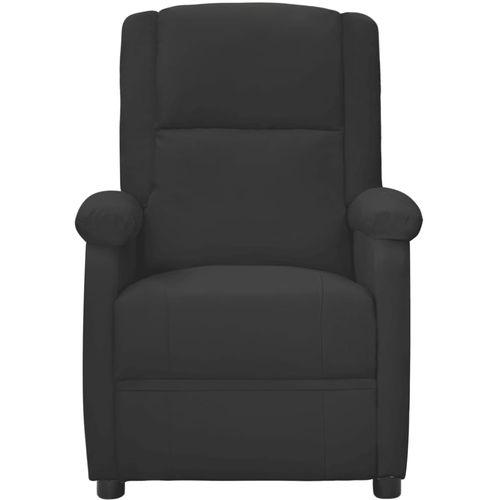Masažna stolica od umjetne kože crna slika 63