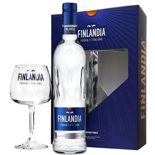 Finlandia vodka 0,7l paket sa čašom slika 2